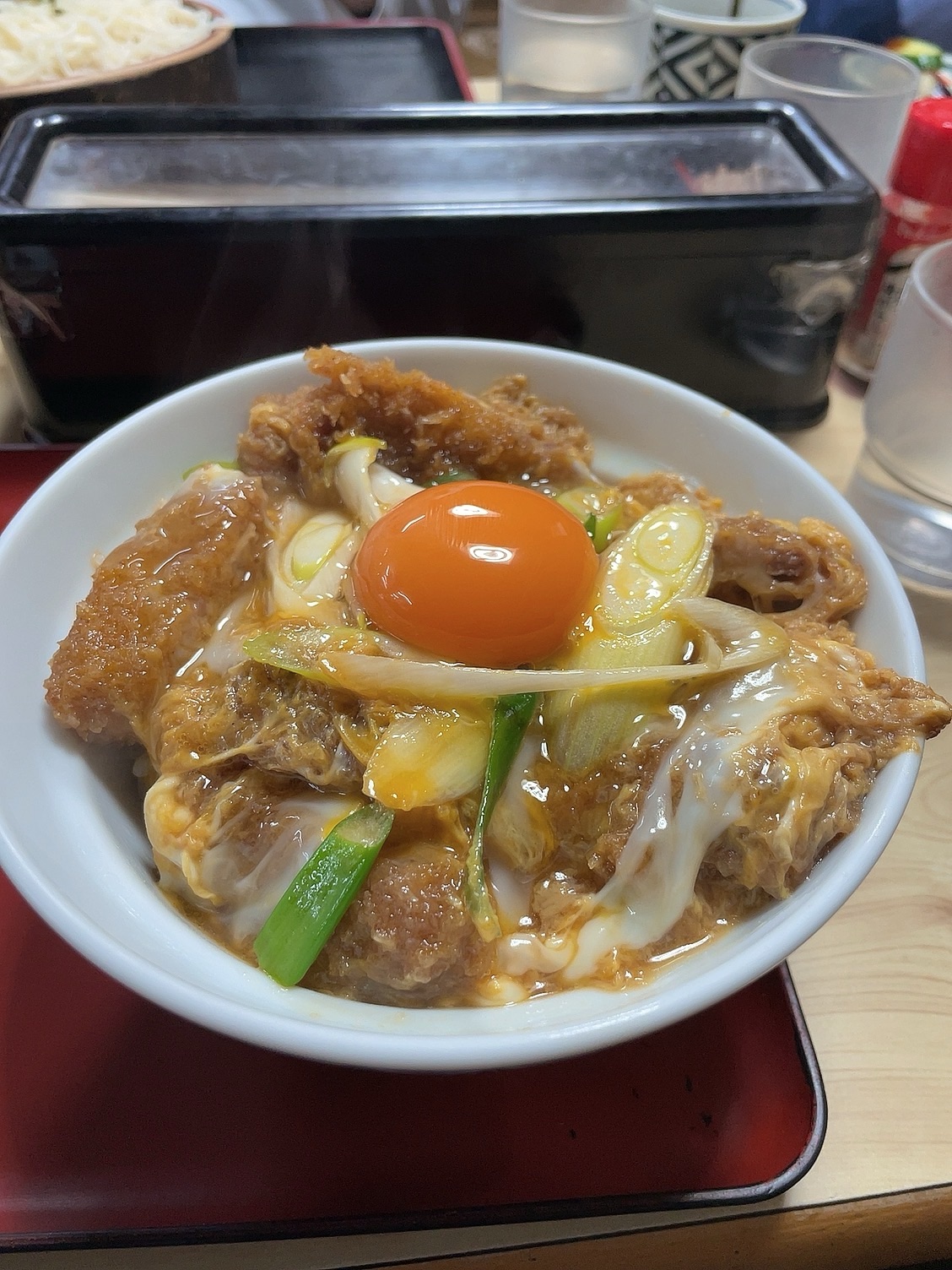 別府 日本そば 大江戸の上カツ丼